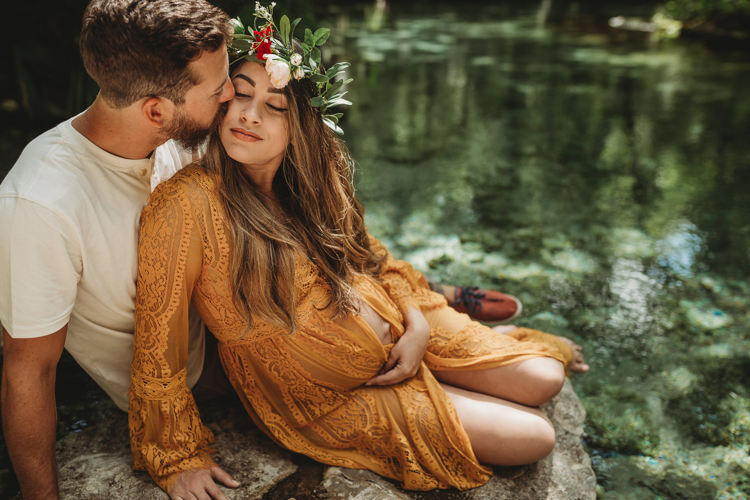 Kelly Springs boho maternity session from S&amp;G Photography Central Florida photographer