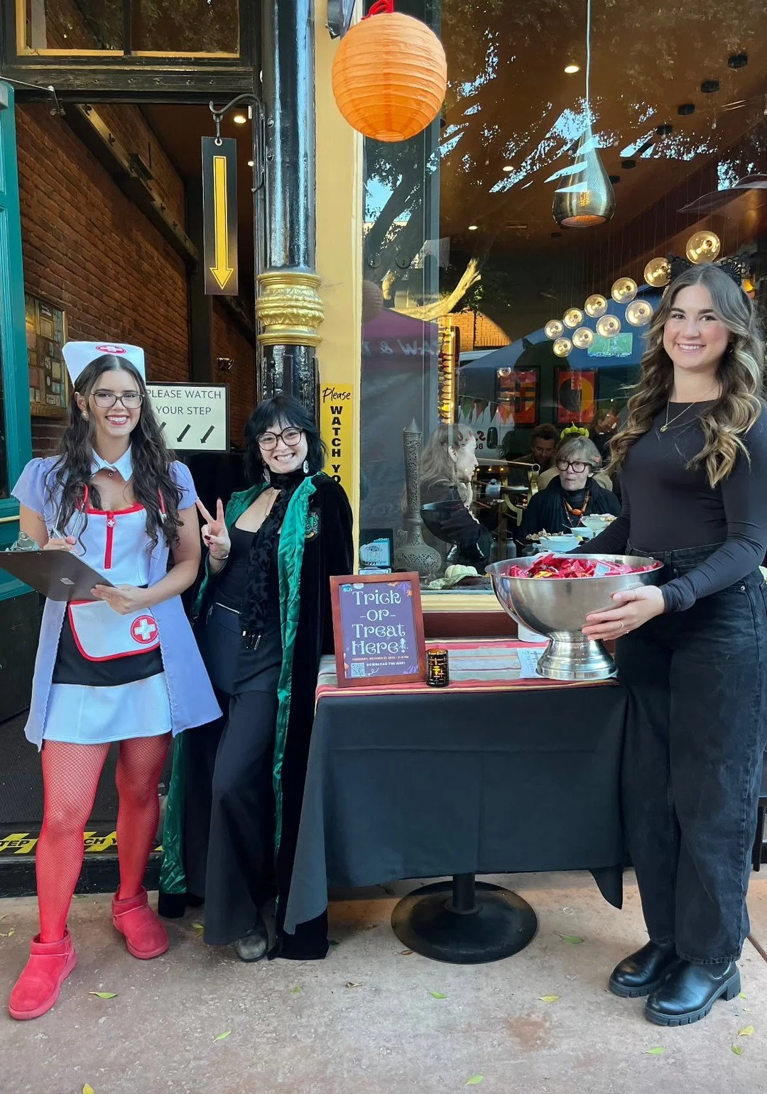 Stop by during the Halloween festivities at the @downtownslofarmersmarket tomorrow night for candy! Find us on the Trick-or-Treat Trail map 🍭