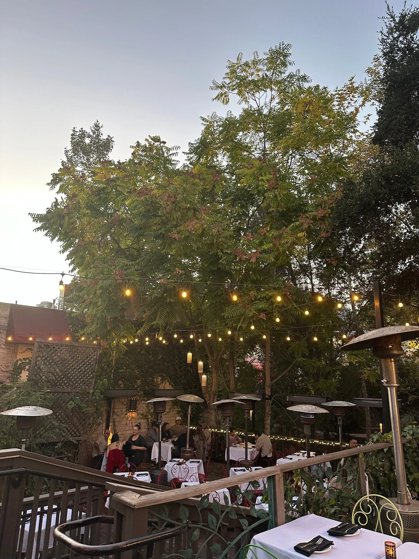 The nights may be getting chillier, but we&rsquo;re keeping things warm with heaters on our patio ✨