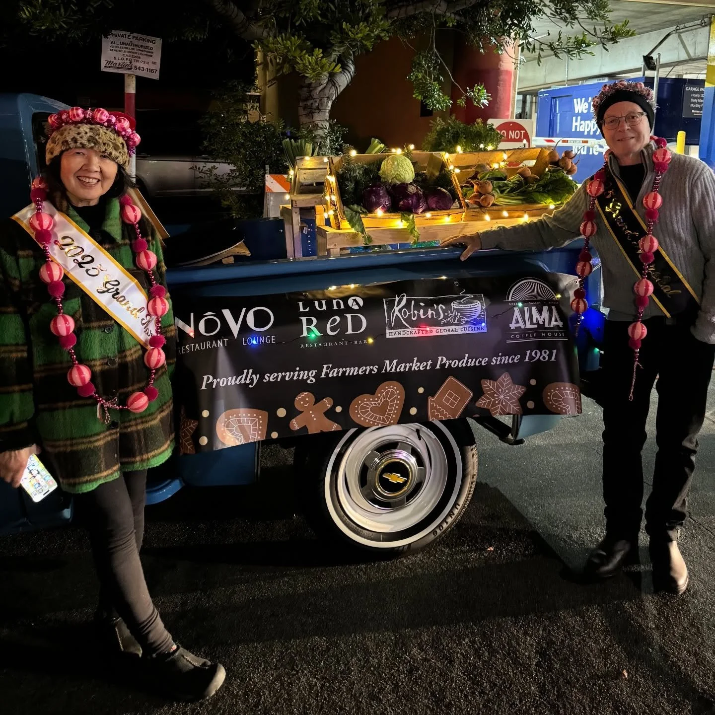 Robin &amp; Shanny had an absolute blast serving as Grand Marshals at the @downtownslo Holiday Parade, and we loved sharing the magic with our community ❤️🎄 

Thanks to everyone who came out to celebrate with us! Until next year ✨