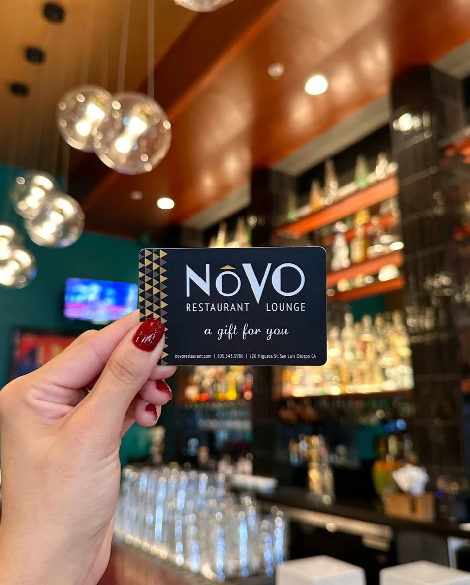 Give the gift of a great meal this holiday season ✨
Novo gift cards make it easy to treat friends, family, or yourself to something delicious, now and into the new year.