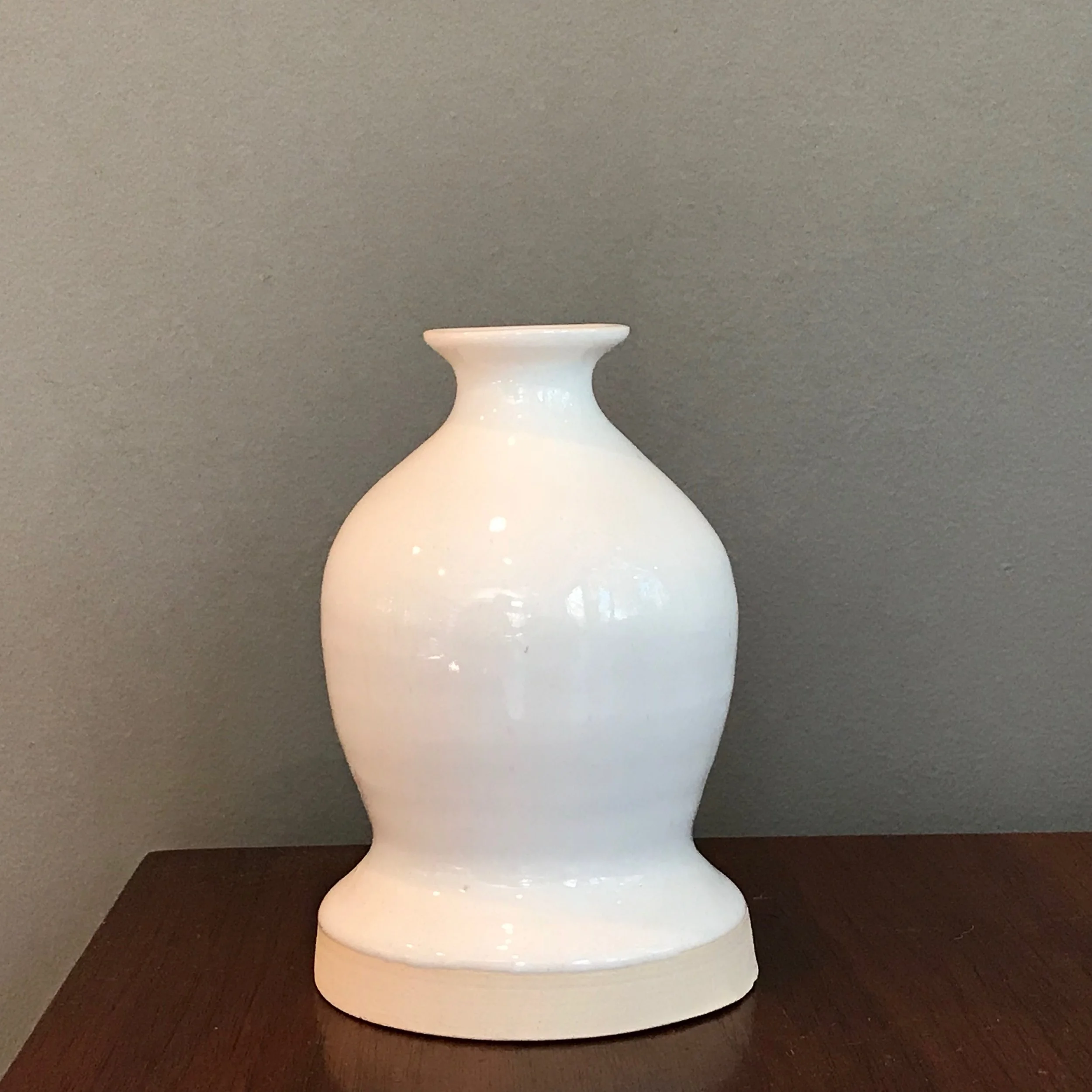 chunky vase with big bottom