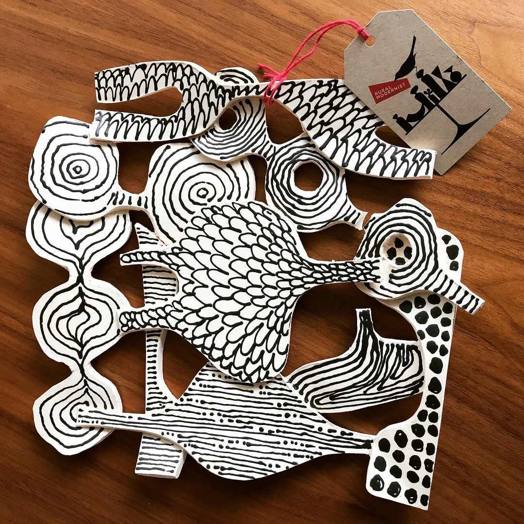 blotted line sculpture 2