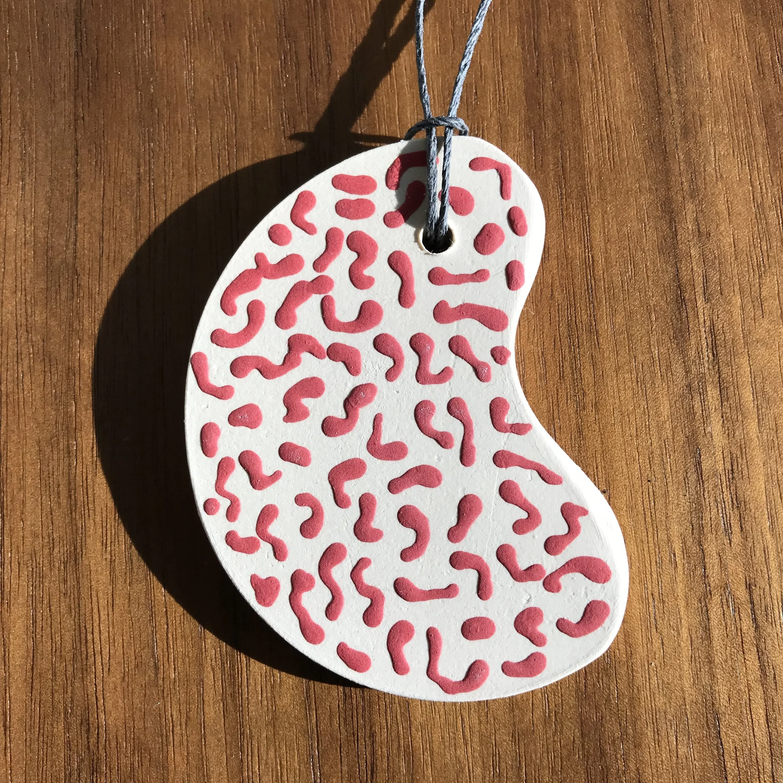 4" red ornament