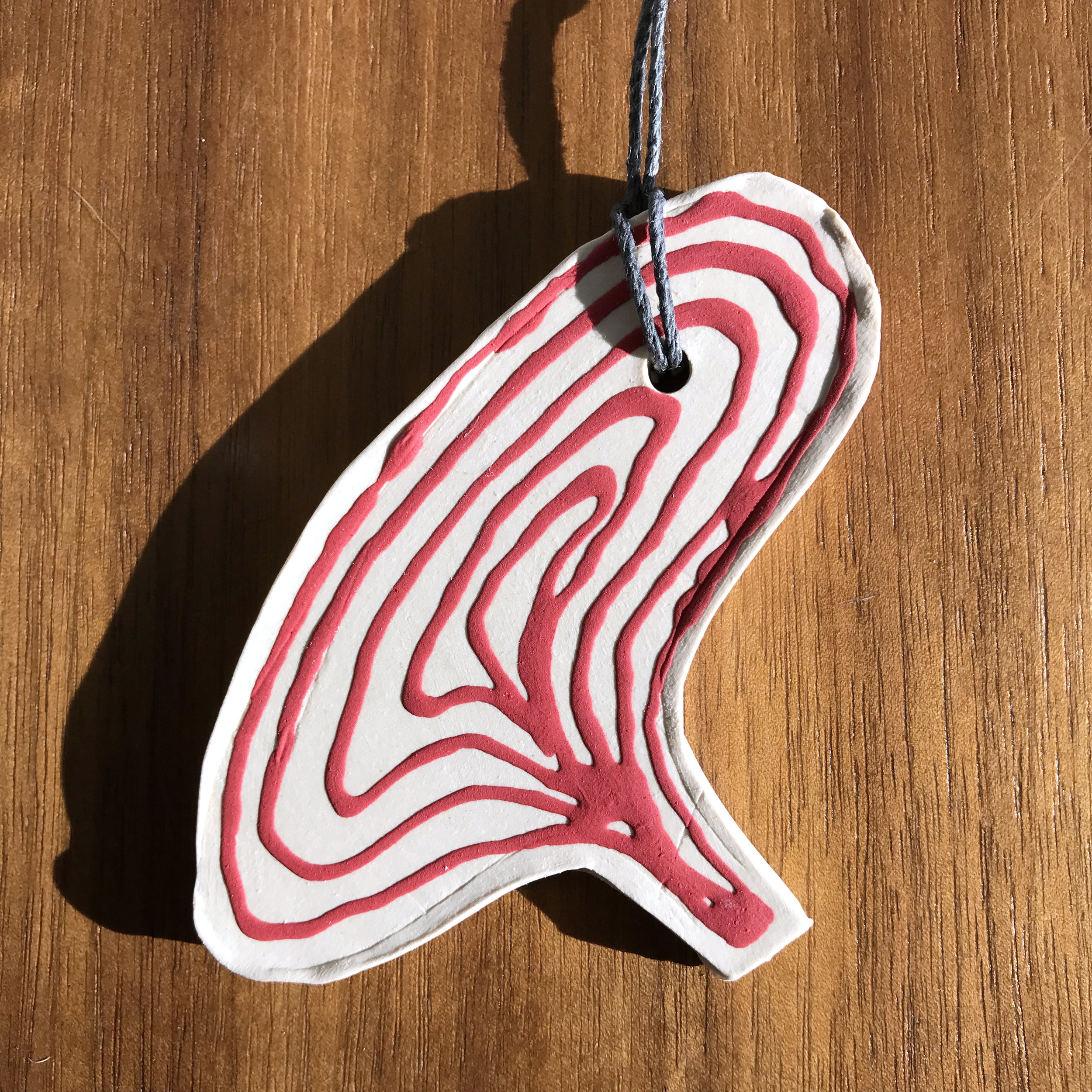 4" red ornament