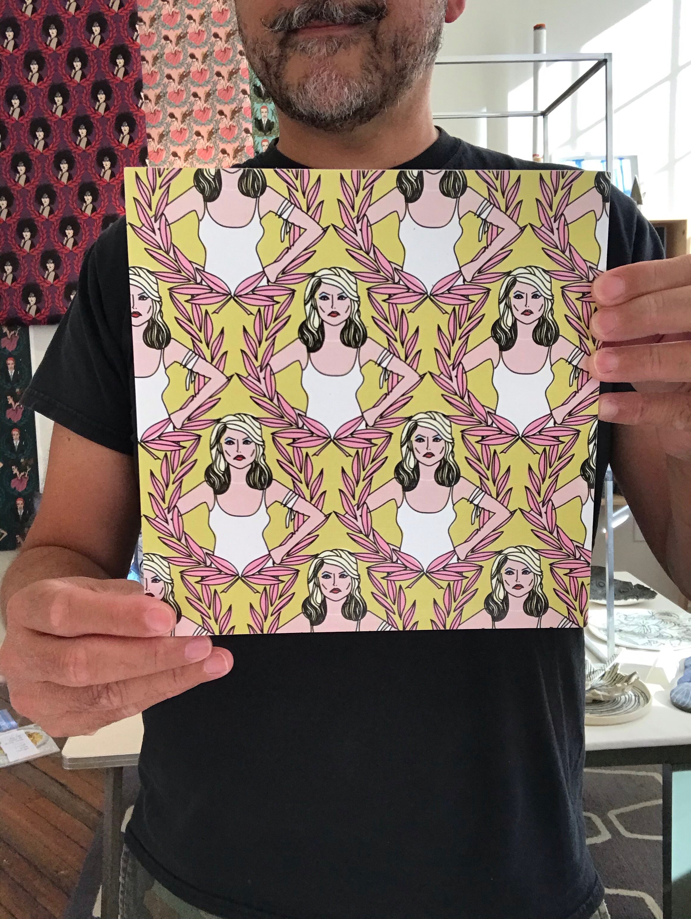 Debbie on wood panel C