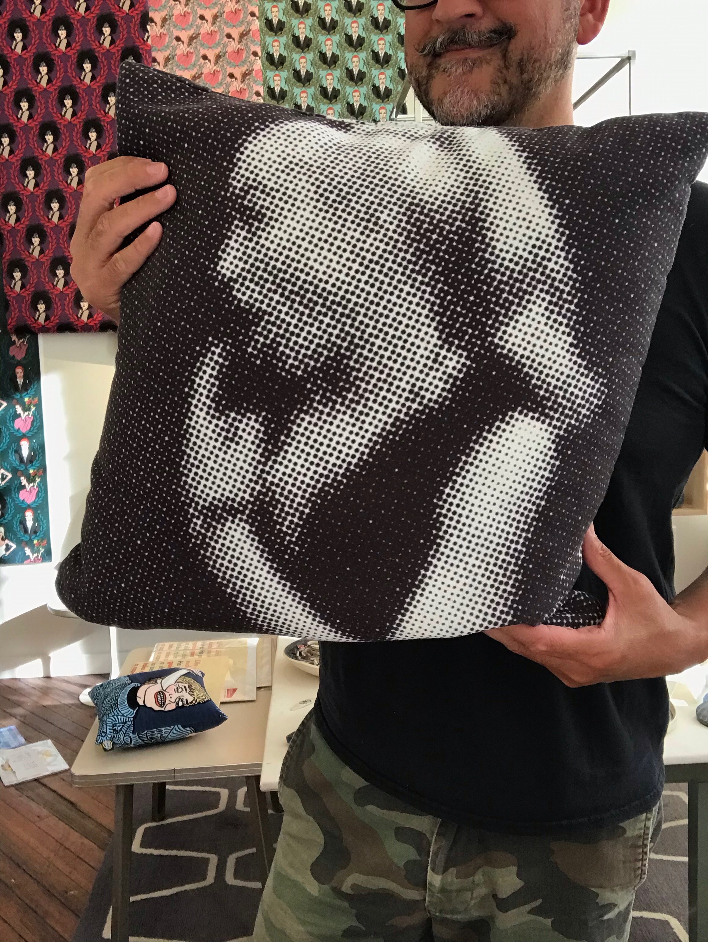 Gagging Madonna pillow