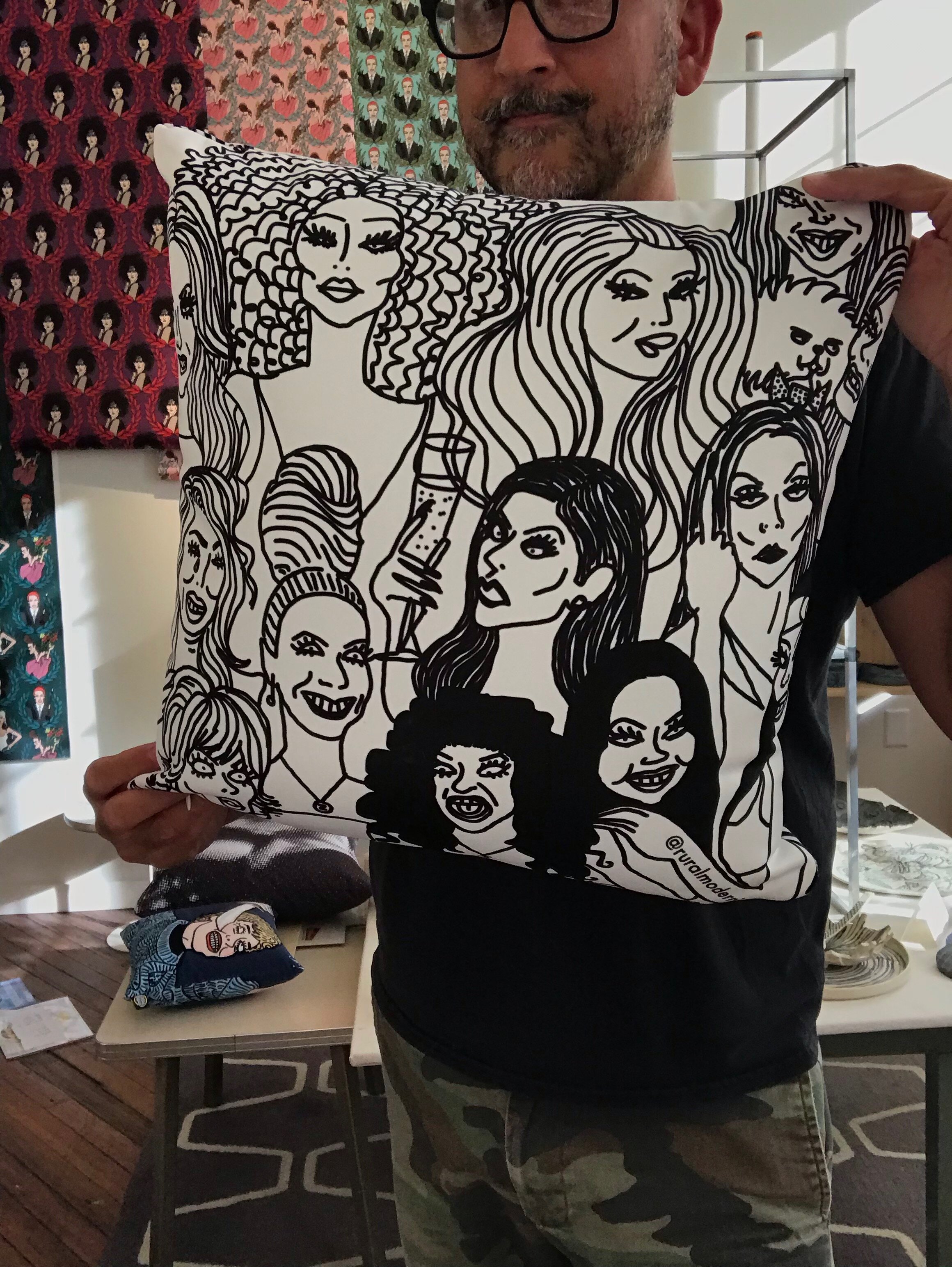 Real Housewives throw pillow