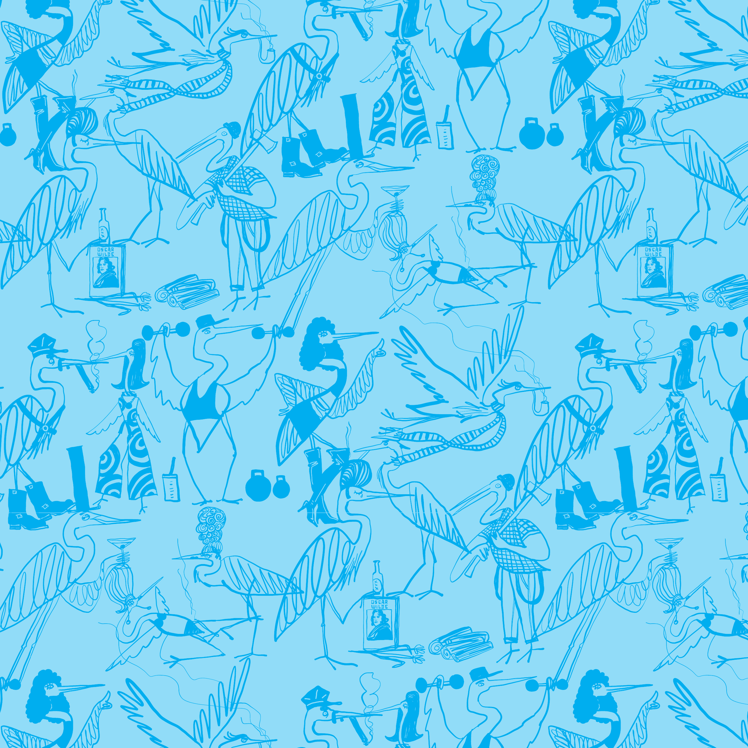 The Mediocre Blue Heron wallpaper