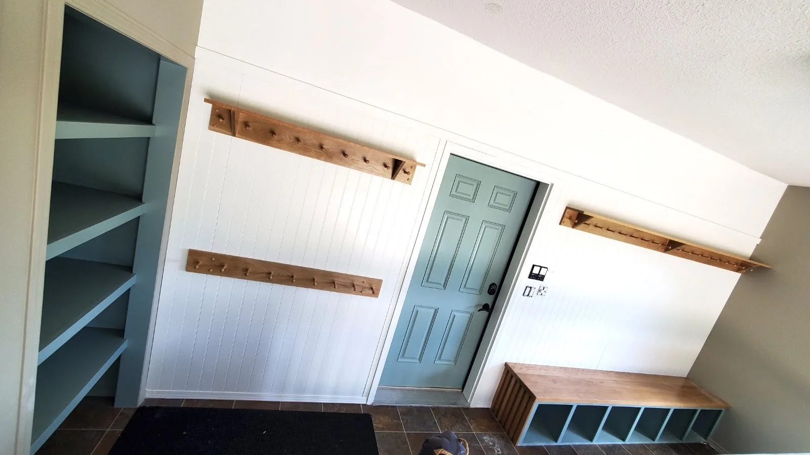 mudroom painted