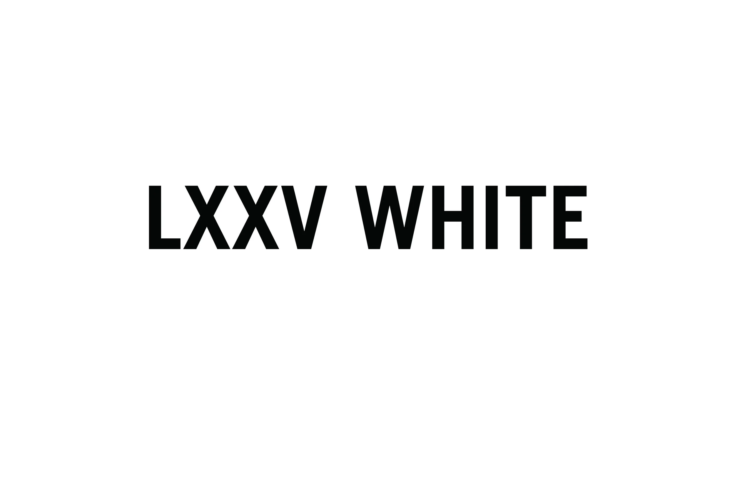 75 WHITE
