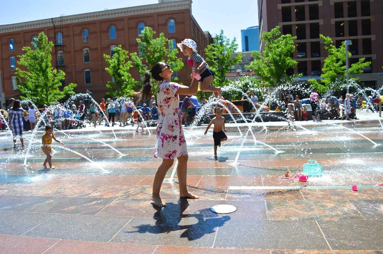 Denver Union Station Splash Pad