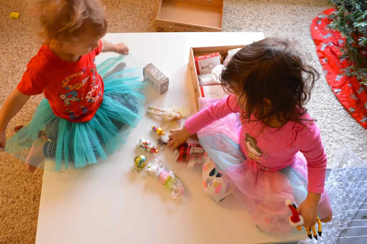 Christmas Decorating with Toddlers
