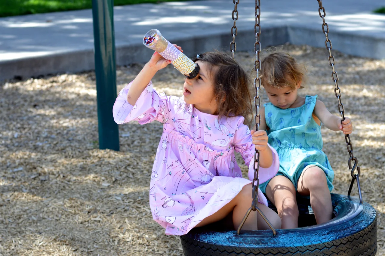 Making Kaleidescopes in Fuller Park