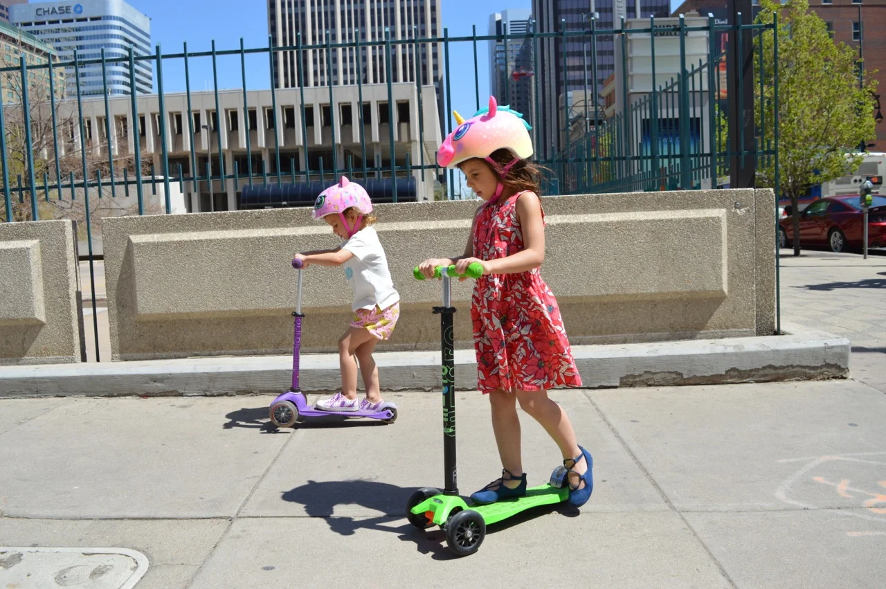 Scootin' n Brunchin' in Downtown