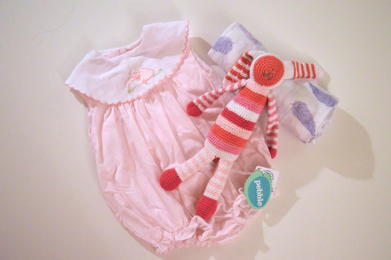Third Baby Gifts: Pebble Rattle