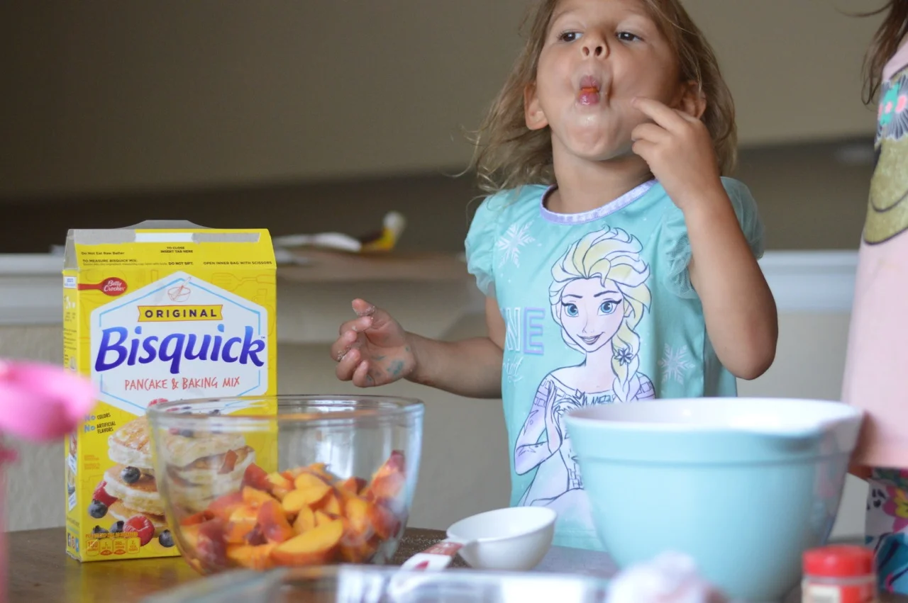 Peach Palisade Cobbler Bisquick Recipe Made with Girls July 2018 8.jpg