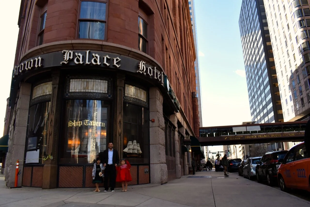 Holiday Lighting at the Brown Palace Hotel