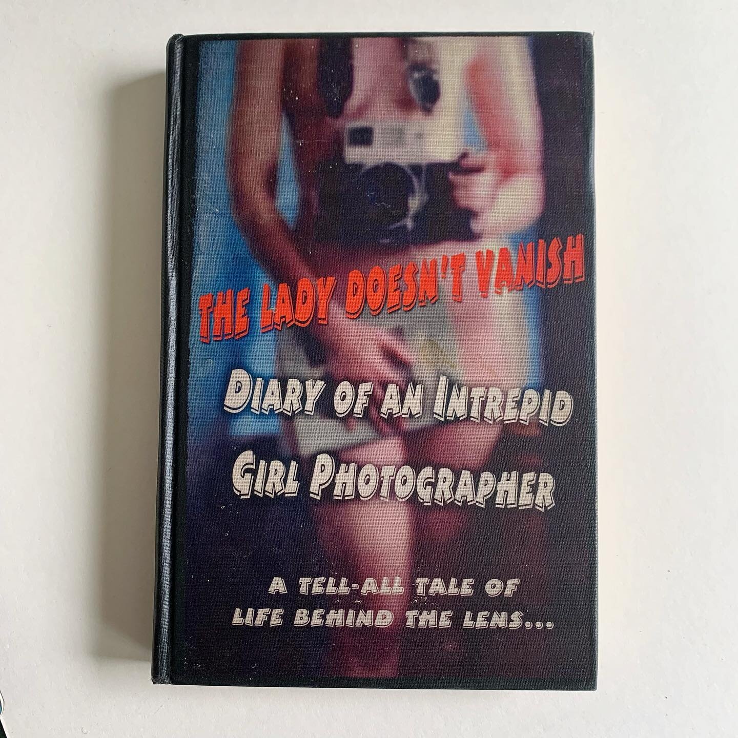 Super rare hard cover first edition of Intrepid Girl Photographer and the author Tabatha Misty&rsquo;s beloved press camera in my archive.