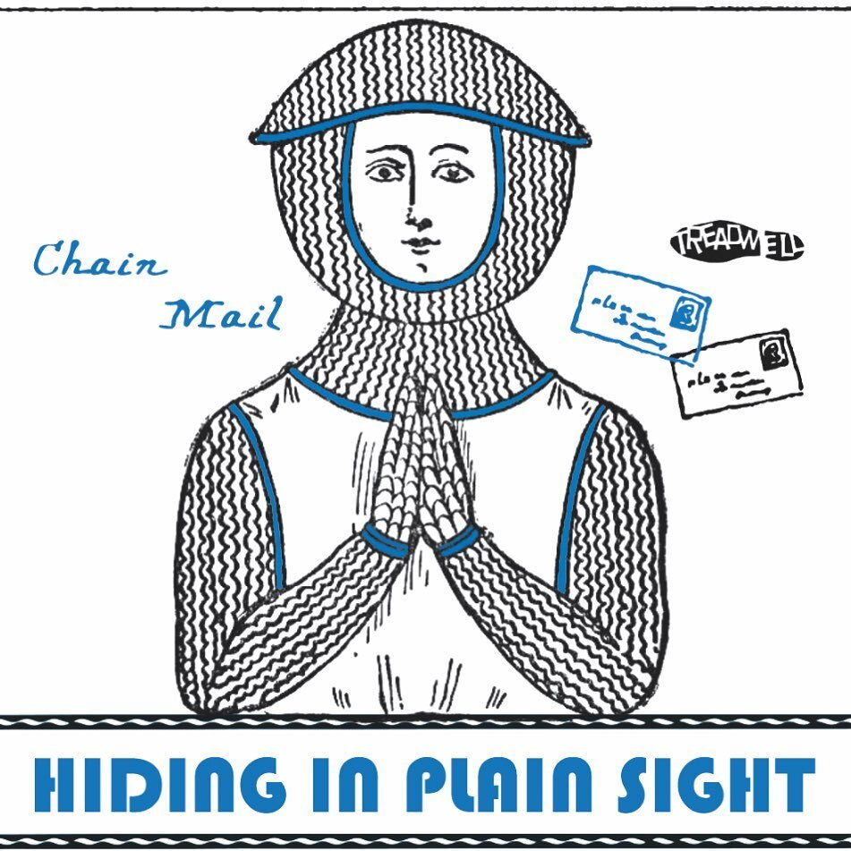 For the first time I&rsquo;m working with 10 real artists who really, truly aren&rsquo;t actually me (no joke!) to produce the first #treadwellpress #chainmail postcard pack on the theme: Hiding in Plain Sight. Excited to be taking small steps toward