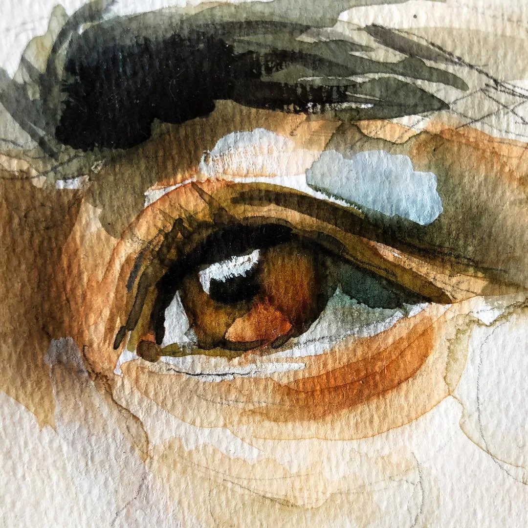 It&rsquo;s freezing cold in Kathmandu today but the sun is finally out🙏🏻. .
.
An afternoon with watercolour from earlier in the week