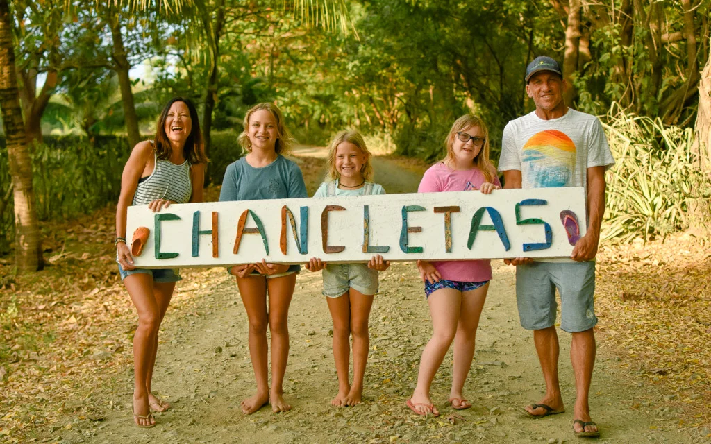 The O'Brien Family - owners of Chancletas Beach Resort