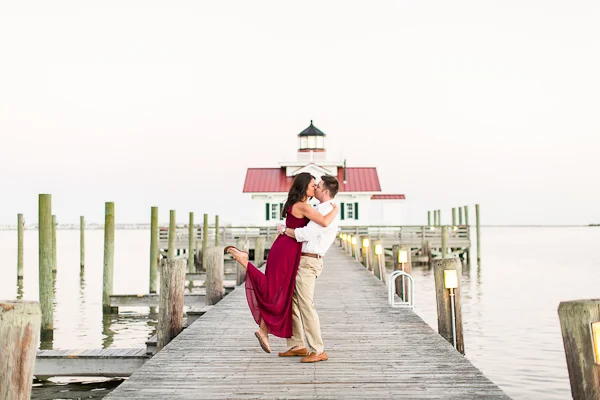 Downtown Manteo Engagement Session