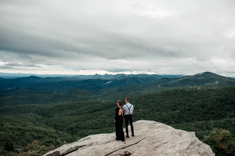 Asheville Mountain Top Engagement Session