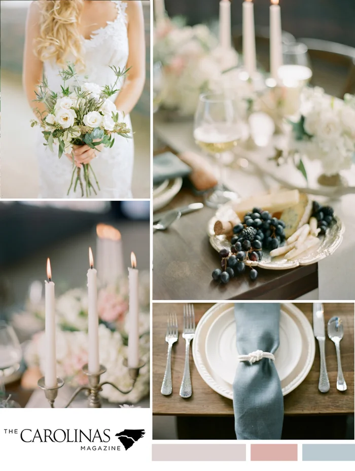 Pastel Greenville SC Wedding Board