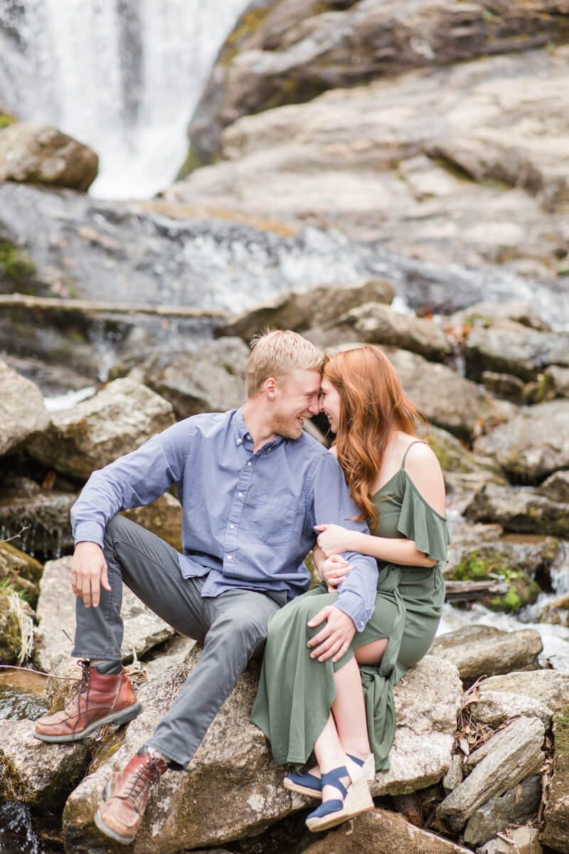 Toms Creek Falls Engagement - Asheville, NC — The Carolinas Magazine ...