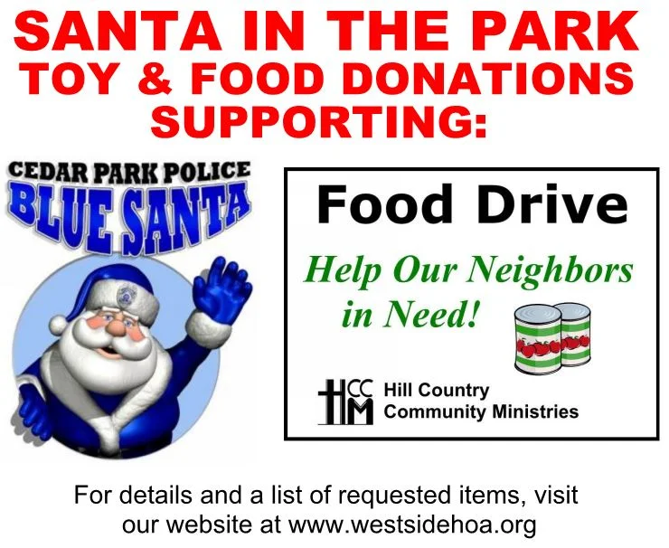 Santa in the Park Supports Blue Santa & HCCM