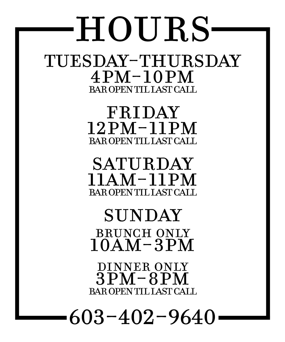 Nashua Hours — The Hidden Pig