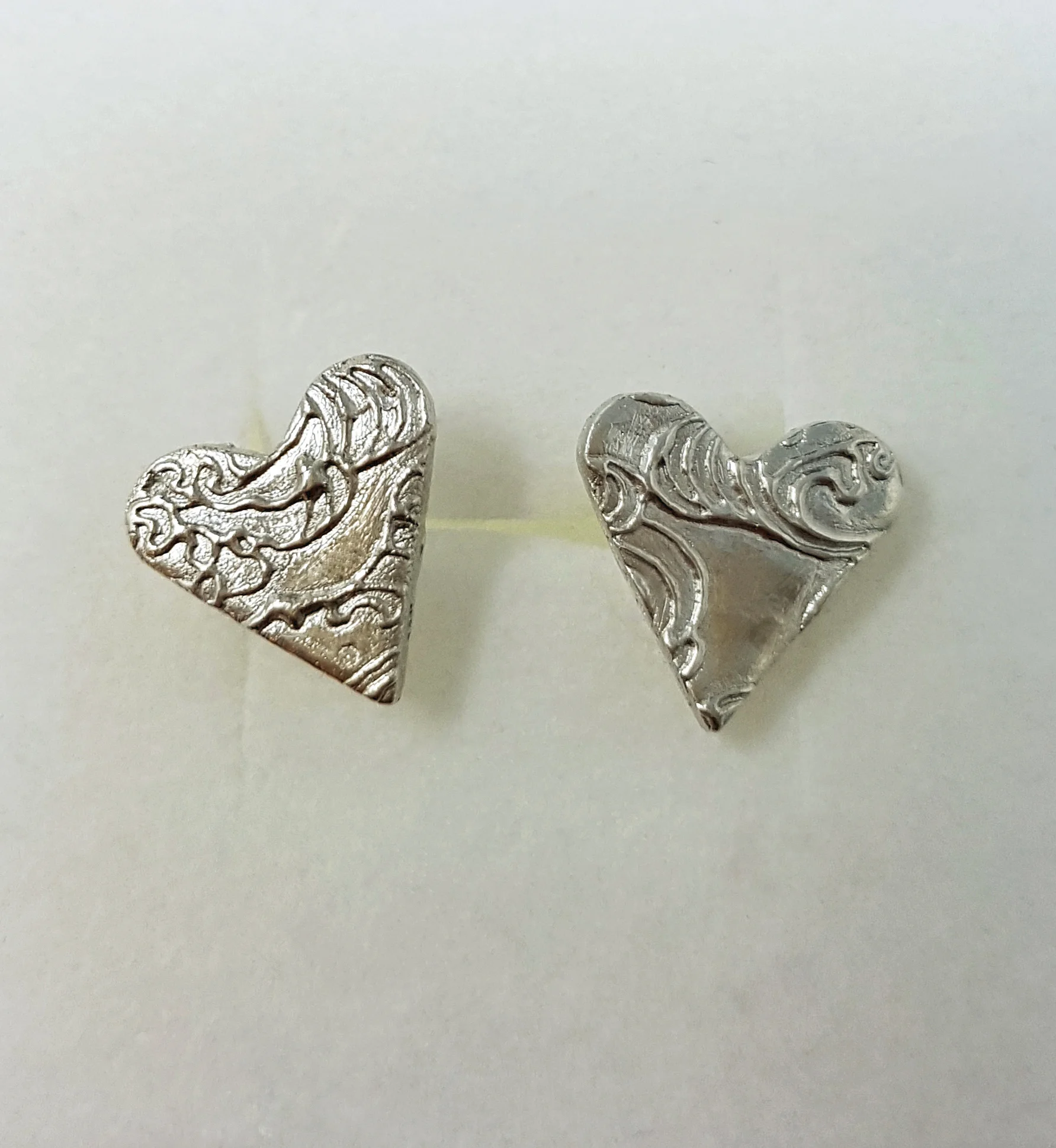 Fine silver stud earrings by Kate