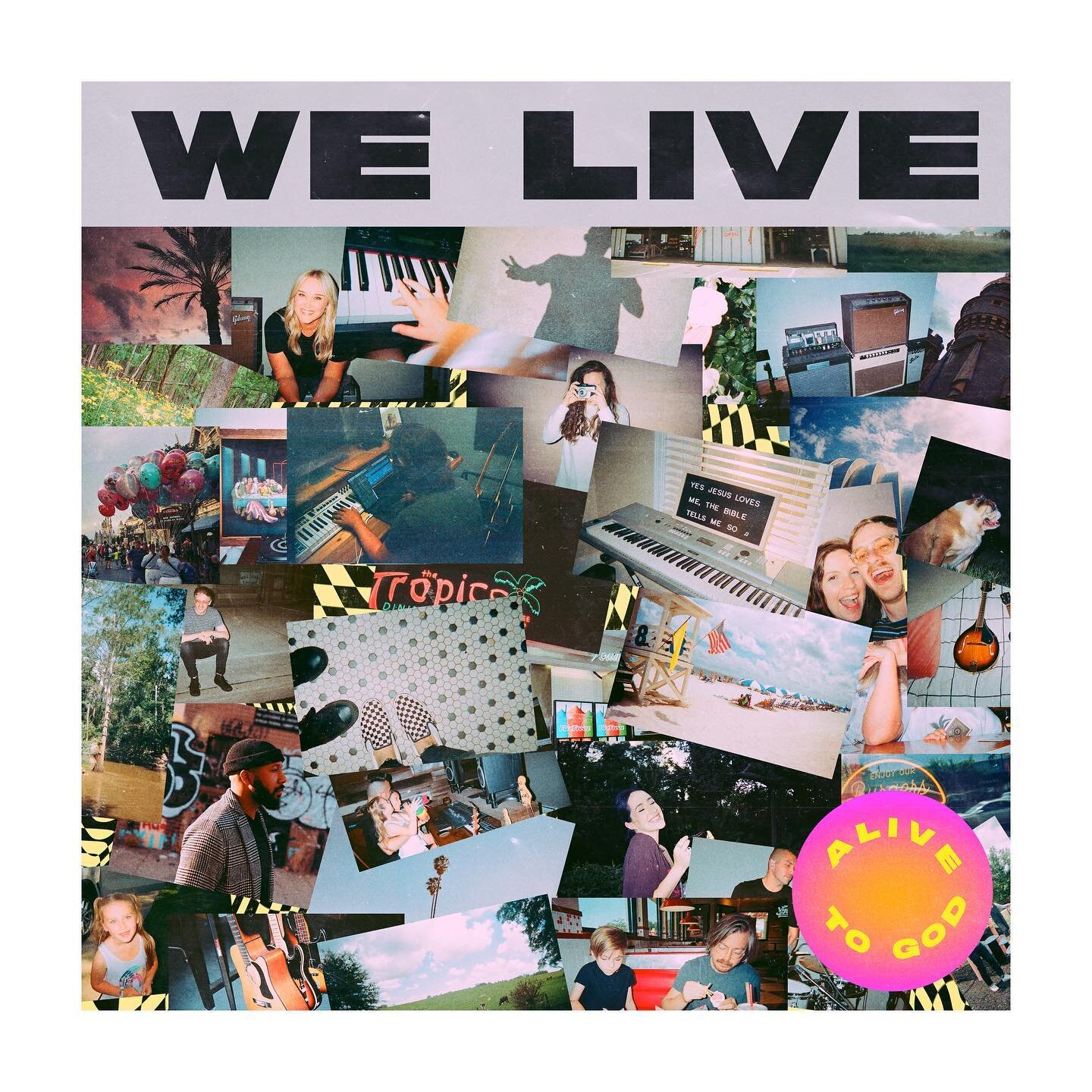 Design work for the album covers for the full length and singles release for We Live 🙏