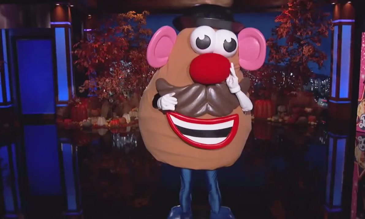 Jimmy Kimmel Halloween-2014 Mr. Potato Head Costume
