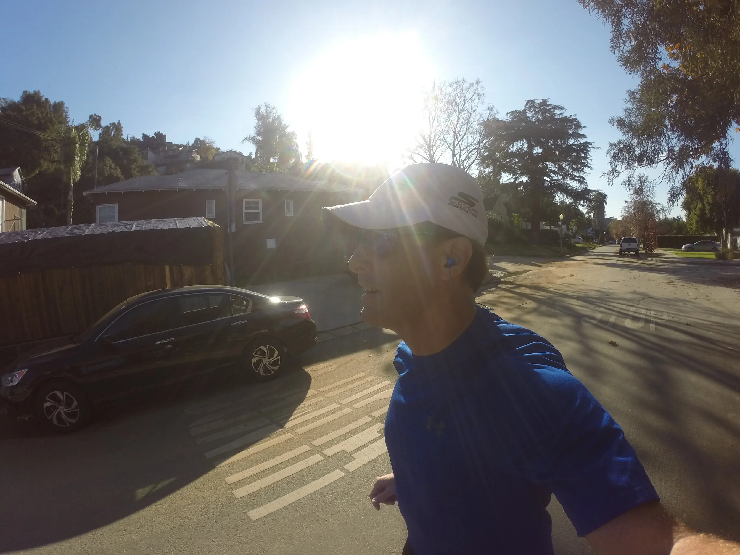 Jogging in Eagle Rock on Dec 28 2019