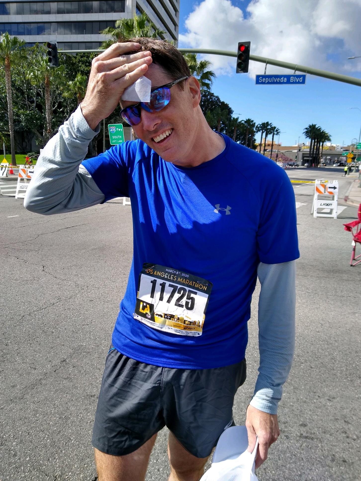Me at mile 20. Photo taken by my mom.