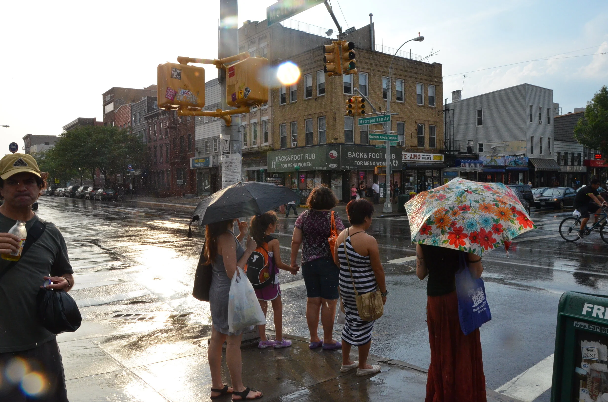 Summer Rain in Brooklyn June 2013