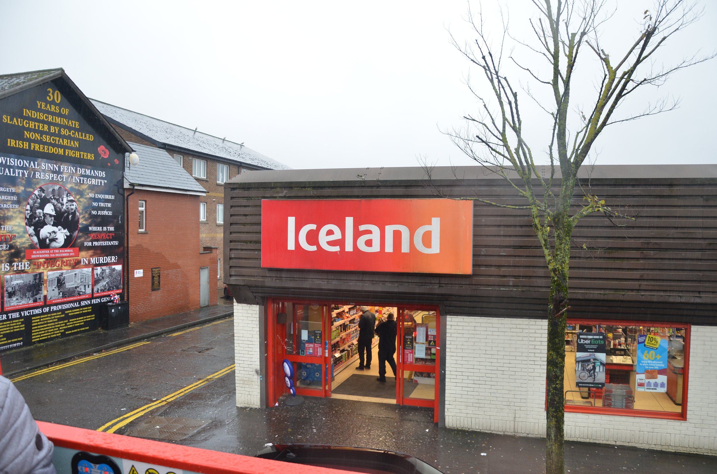 This was my first view of the “Iceland” supermarket, for a second I thought I was on a different island. 
