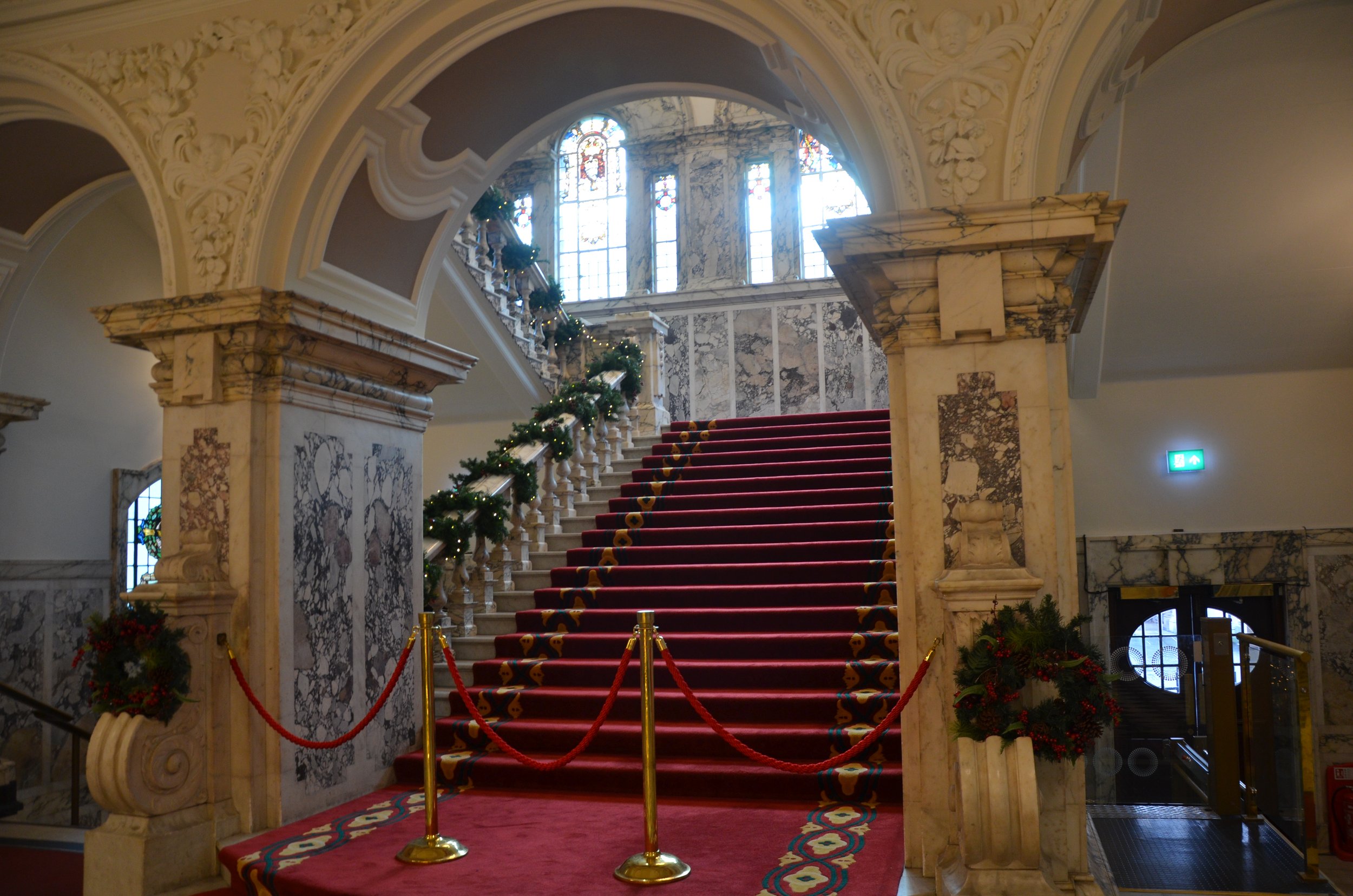 Stairway inside Belfast City Hall