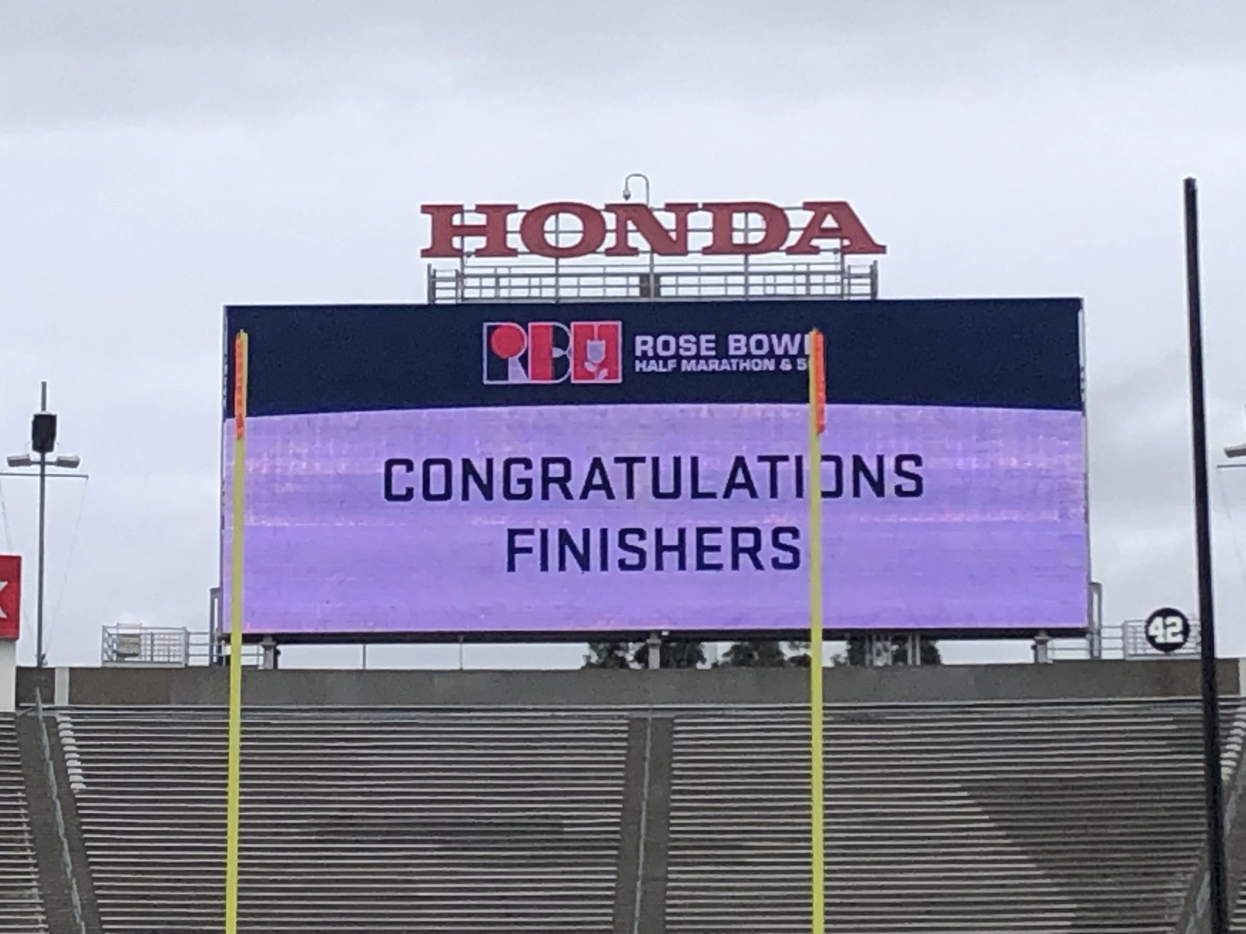 2023 Rose Bowl Half Marathon Jan 15