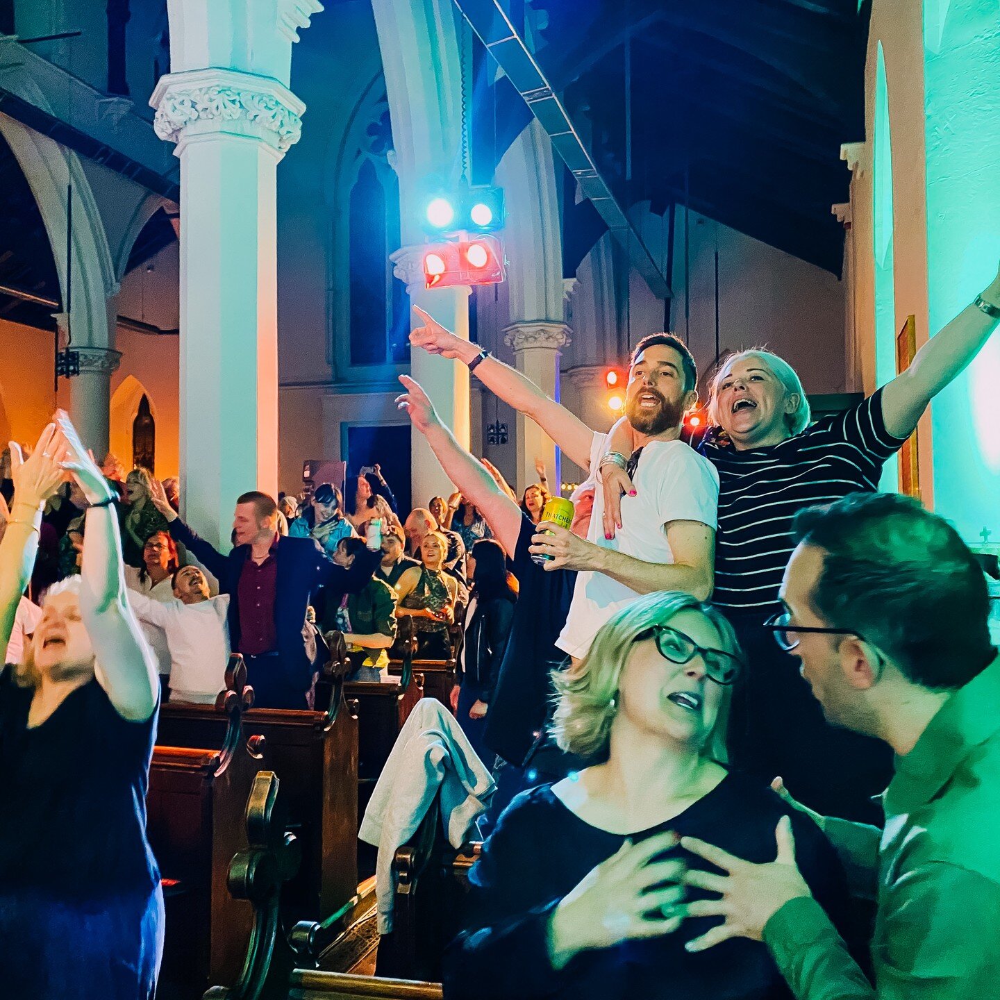 ...If only this flashback photo from June had sound. Then again, maybe not...! 

Fair to say everyone is in high spirits. As should you be, cos it's FRIDAY!

Grab the final few Sunday early bird tickets now and secure your spot at our amazing Organok