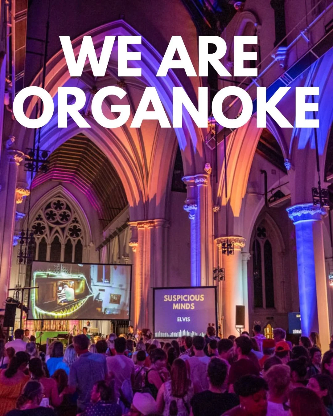 Hello!
&hellip;where have you been?! You&rsquo;re about to miss the party!

ORGANOKE is Karaoke, but not as you know it. Sing your heart out to Karaoke Classics with the star of the show: THE MIGHTY ORGAN in a grade 2* church. And a bar. &lsquo;Nuff 