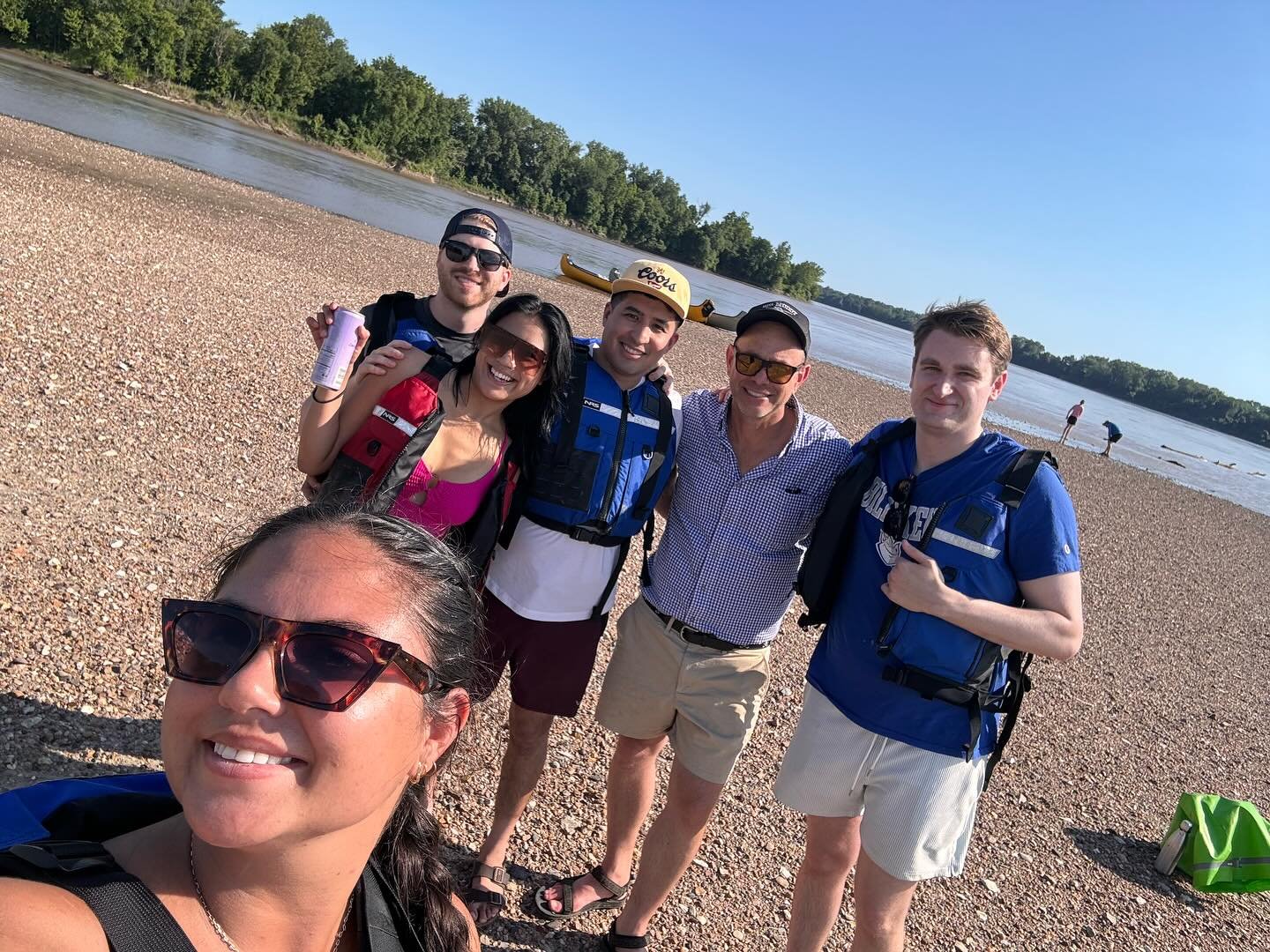 Great PILG outing on the Missouri River with @paddlestl and some of my favorite students at #SLULaw!