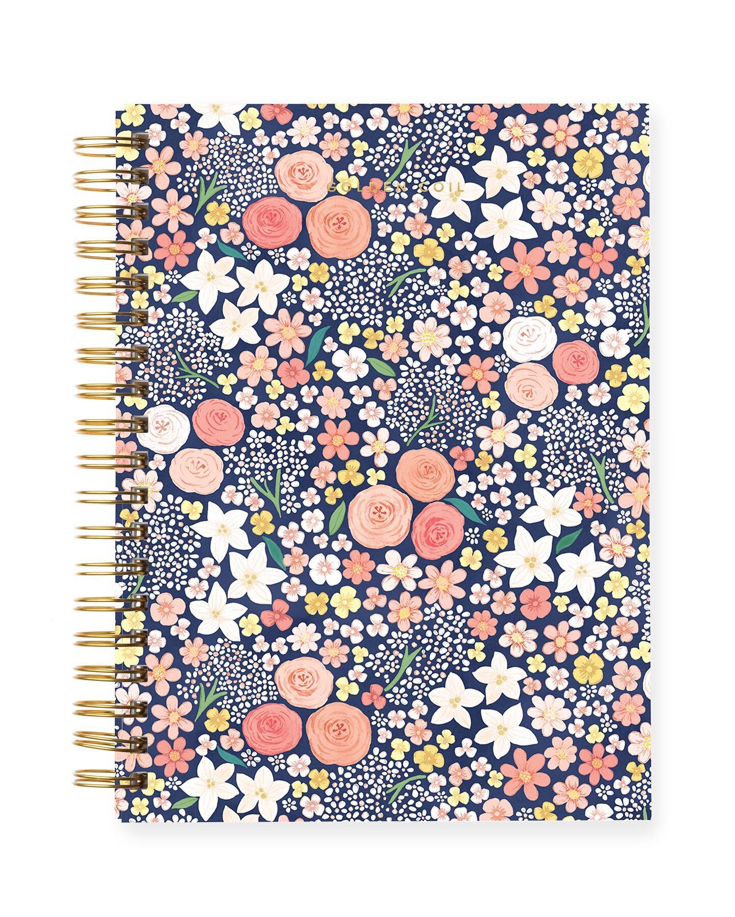 Inspired by spring approaching here is my ditsy floral surface pattern design submission for the 2024 @golden.coil notebook design contest. I did quite a few colorways but settled on this one. I will post the others in my stories. It&rsquo;s alway to
