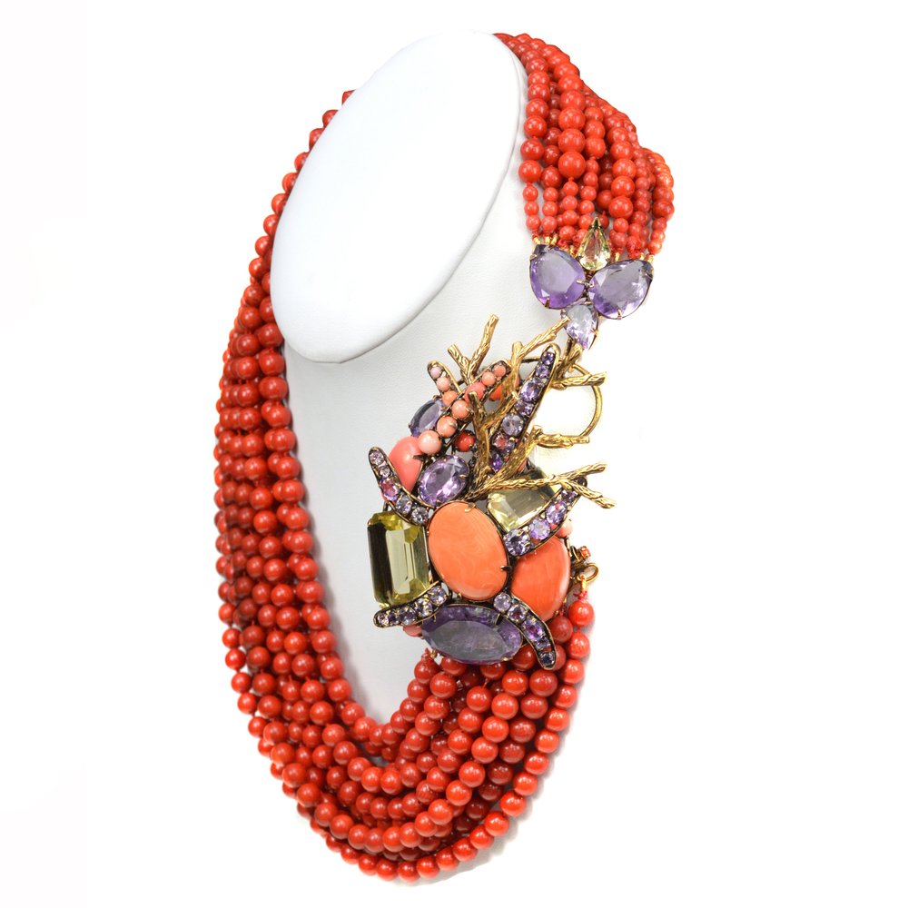 Red Italian Coral Bracelet Beads
