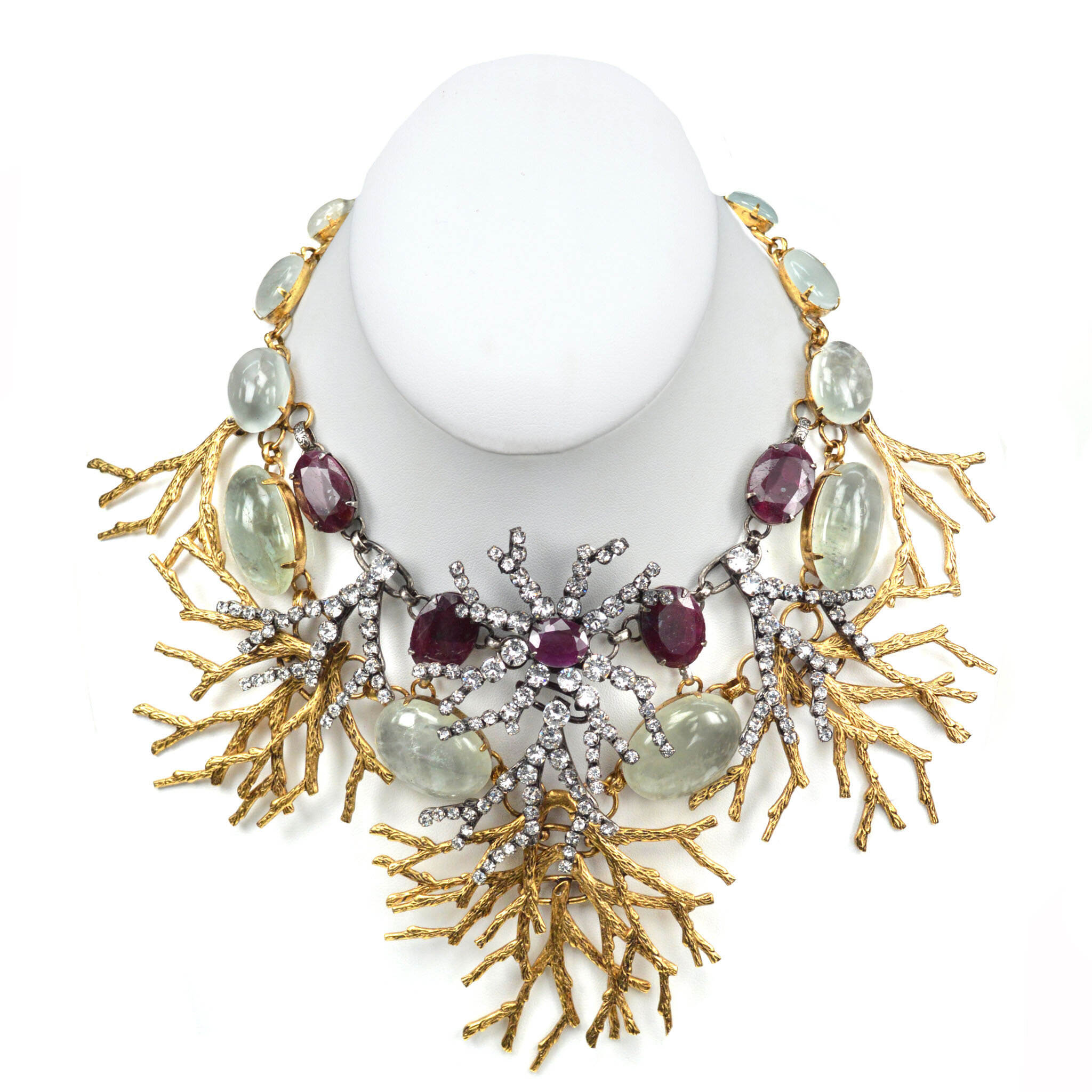 Aquamarine Branch Necklace (CHBRN-1)