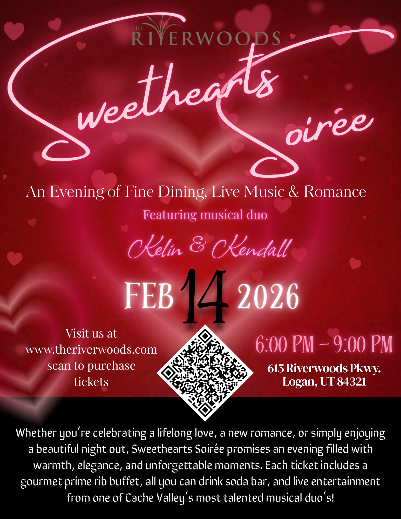 Red Pink White Modern Happy Valentine Music Night Party Flyer.png