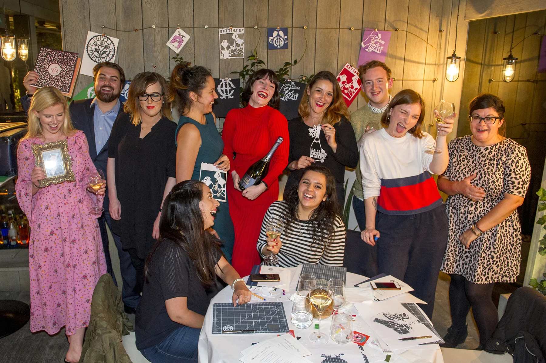 Above - Encounter #2 : Poppy Chancellor's paper cutting workshop followed by a Charles Heidsieck masterclass on the terrace of the Hari Hotel.