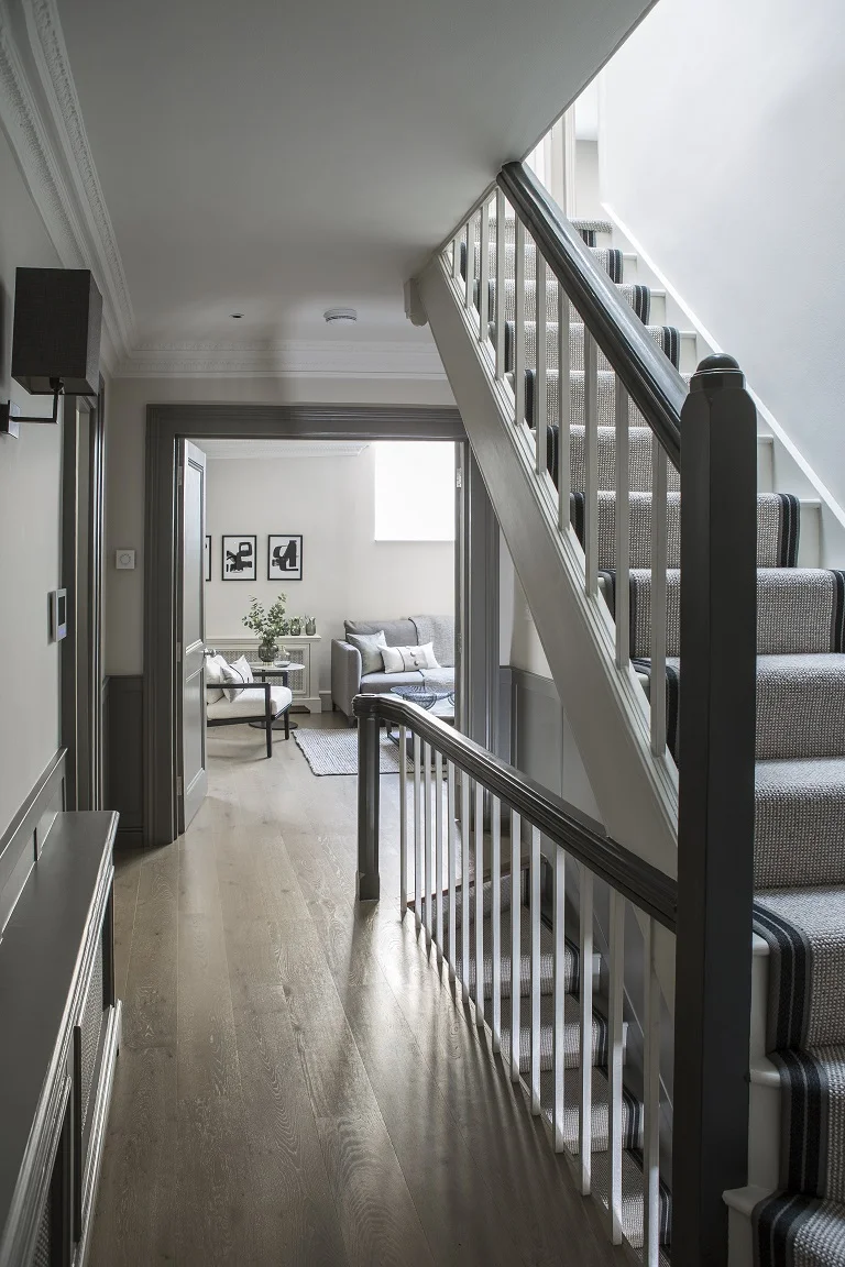 BESPOKE LUXURY INTERIOR DESIGN: MILWARD TEVERINI TRANSFORM MEWS HOUSE, BELGRAVIA